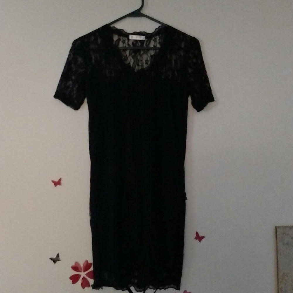 Double meshed Sheer Dress